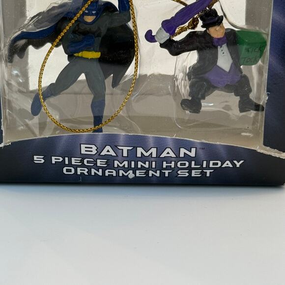 Batman DC Comics 5 Piece Mini Ornament Set Kurt Adler - Picture 6 of 8